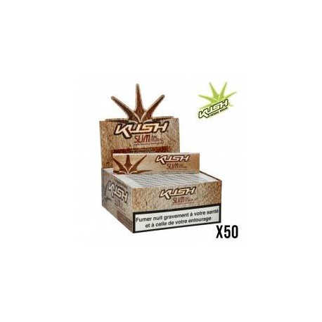 FEUILLES A ROULER KUSH PURE CELLULOSE SLIM X50