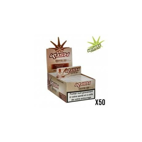 FEUILLES A ROULER KUSH CHANVRE BIO UN QUART X50