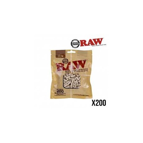 FILTRE RAW EN COTON SLIM 6MM