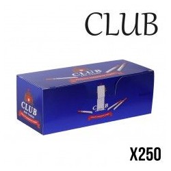 TUBES A CIGARETTES CLUB 250 PAR 40