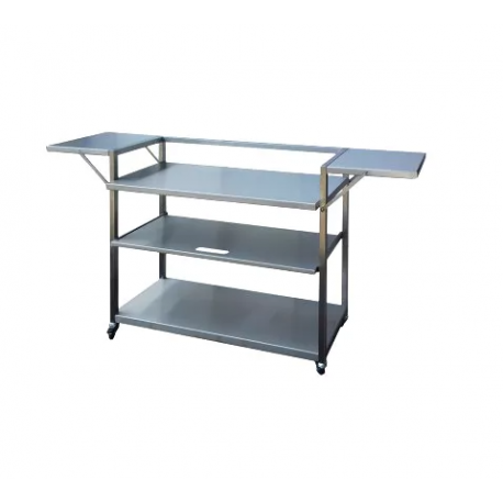 CHARIOT PLANCHA INOX LAGOA 4 FEUX