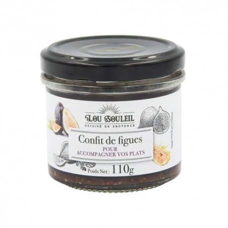 CARTON DE 12 PIECES CONFIT DE FIGUES FRANCE BOCAL 110G