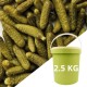 CORNICHONS EXTRA FINS VINAIGRE CALIBRE 150/300 SEAU DE 2.5 KG