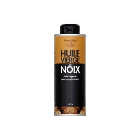 CARTON DE 6 PIECES HUILE DE NOIX VIERGE BIDON 25CL