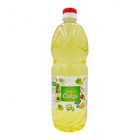 CARTON DE 15 PIECES HUILE DE COLZA BOUTEILLE 1L