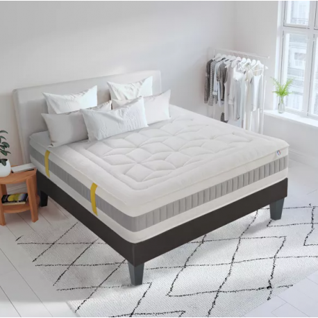 MATELAS GRAND HÔTEL 90X200 CM MOUSSE À MÉMOIRE DE FORME SOUTIEN FERME