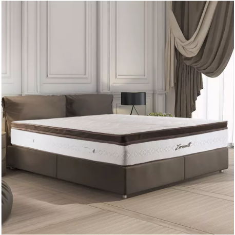 MATELAS ZERMATT 140X190 CM MOUSSE À MÉMOIRE DE FORME SOUTIEN FERME