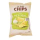 CARTON DE 20 PIECES CHIPS À L'AIL ET OLIVE PQT 135G LA BELLE CHIPS