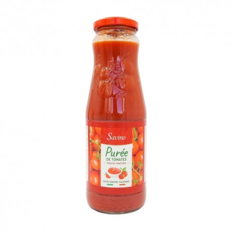 CARTON DE 12 PIECES PURÉE DE TOMATE NATURE BOUTEILLE 690G