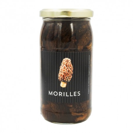 CARTON DE 6 PIECES MORILLES EN SAUMURE BOCAL 160G