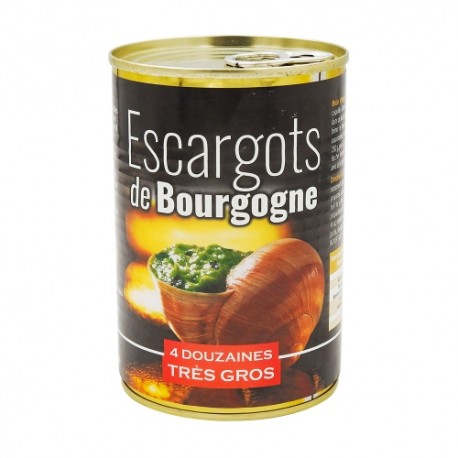 CARTON DE 12 PIECES ESCARGOTS DE BOURGOGNE 4 DOUZAINES 250 GR