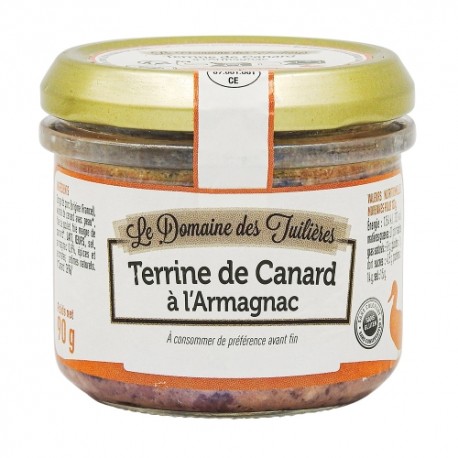 CARTON DE 15 PIECES TERRINE DE CANARD À L'ARMAGNAC BOCAL 90G