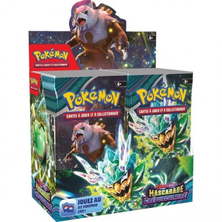 PACK X36 EV06 BOOSTER POKÉMON MASCARADE CRÉPUSCULAIRE