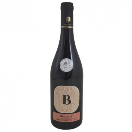 CARTON DE 6 PIECES VIN ROUGE BROUILLY B AOP BOUTEILLE 75CL